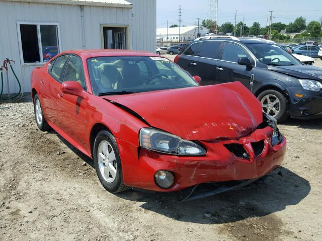 2G2WP552X81159089 - 2008 PONTIAC GRAND PRIX RED photo 1