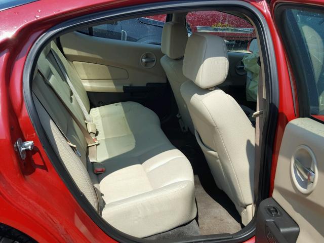 2G2WP552X81159089 - 2008 PONTIAC GRAND PRIX RED photo 6