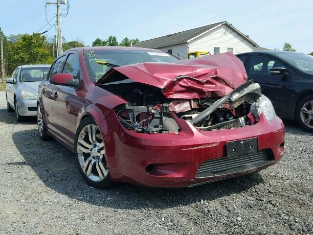 1G1AP58X697138752 - 2009 CHEVROLET COBALT SS BURGUNDY photo 1