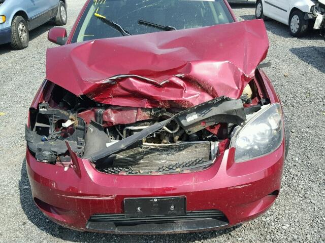 1G1AP58X697138752 - 2009 CHEVROLET COBALT SS BURGUNDY photo 9