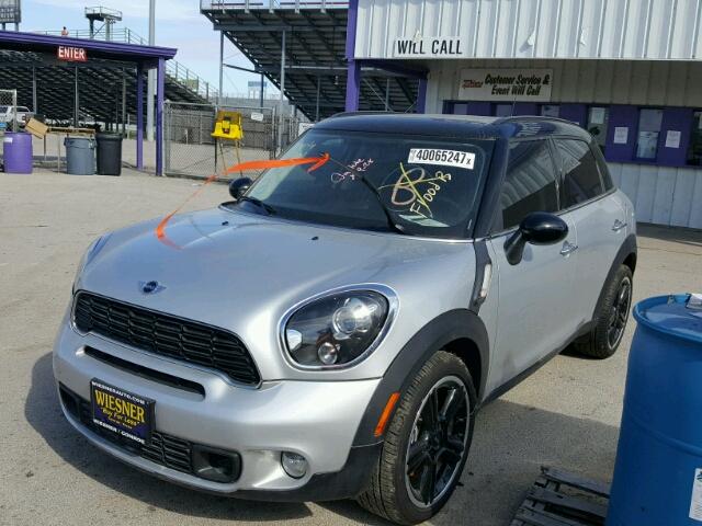 WMWZC3C53DWP21226 - 2013 MINI COOPER S C SILVER photo 2