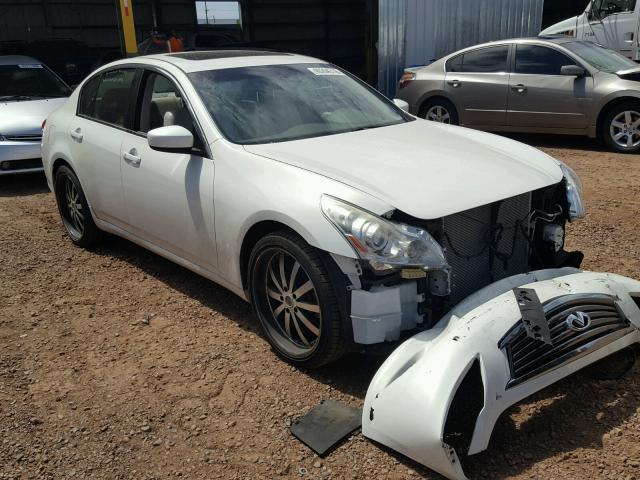 JN1DV6AP2BM831175 - 2011 INFINITI G25 BASE WHITE photo 1