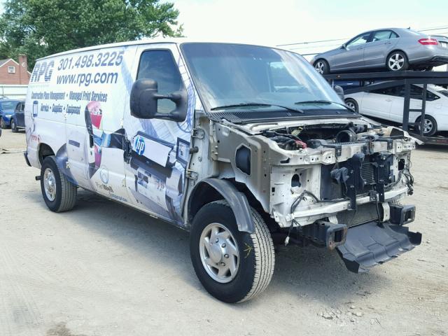 1FTNE2EW3ADA22021 - 2010 FORD ECONOLINE WHITE photo 1