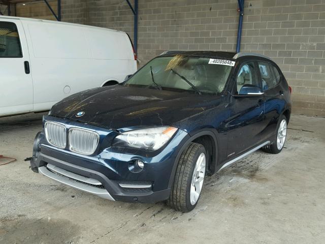 WBAVL1C59EVY23575 - 2014 BMW X1 XDRIVE2 BLUE photo 2