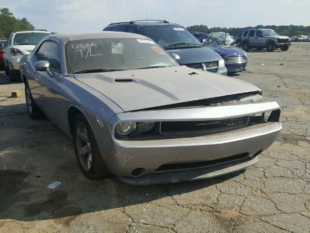 2C3CDYAG2EH136634 - 2014 DODGE CHALLENGER SILVER photo 1