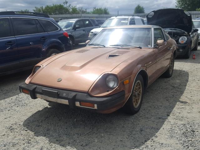 JN1CZ04S8BX605671 - 1981 DATSUN 280ZX BROWN photo 2