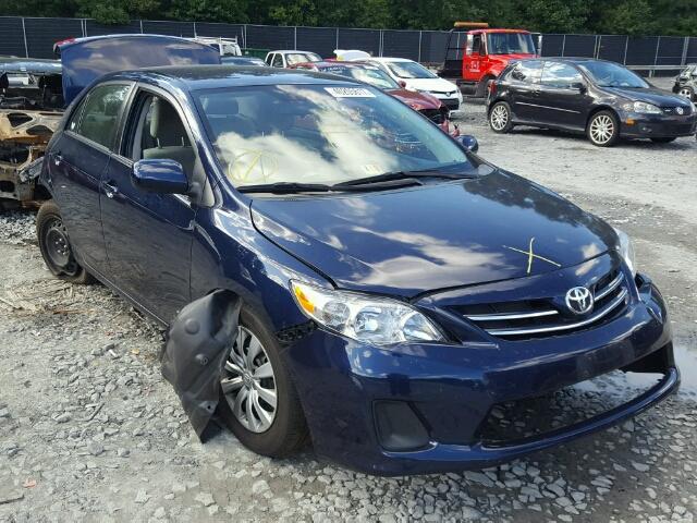 2T1BU4EE4DC113177 - 2013 TOYOTA COROLLA BA BLUE photo 1