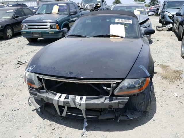 4USBT33413LS41241 - 2003 BMW Z4 2.5 BLACK photo 9