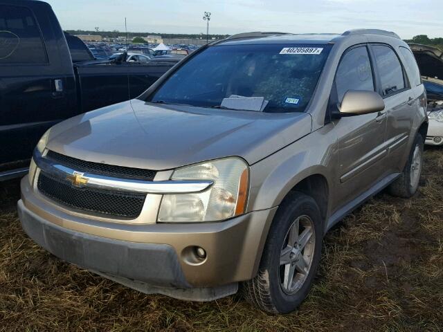 2CNDL63F266115688 - 2006 CHEVROLET EQUINOX GOLD photo 2