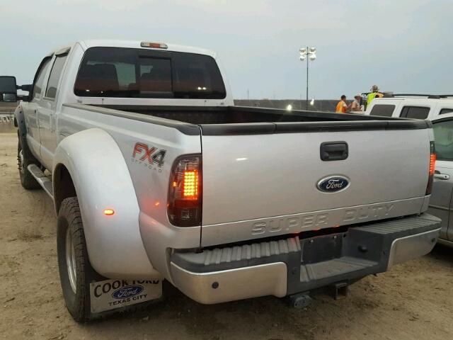 1FT8W3DT3CEB57696 - 2012 FORD F350 SILVER photo 3