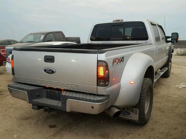 1FT8W3DT3CEB57696 - 2012 FORD F350 SILVER photo 4