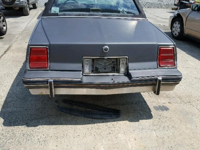 2G2GP37H0G2221621 - 1986 PONTIAC GRAND PRIX GRAY photo 9