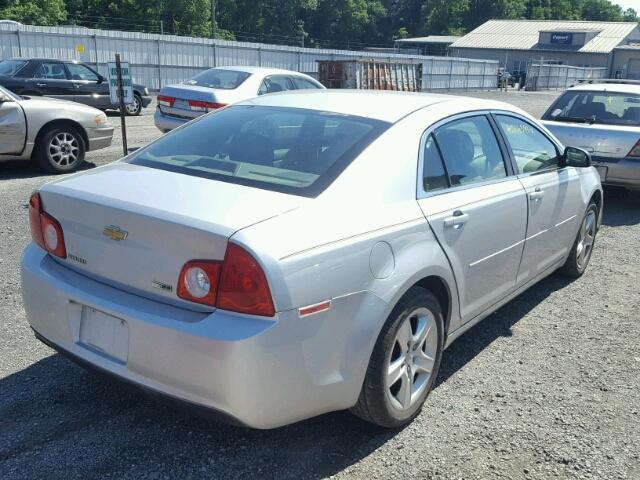 1G1ZA5EU6BF279363 - 2011 CHEVROLET MALIBU LS SILVER photo 4