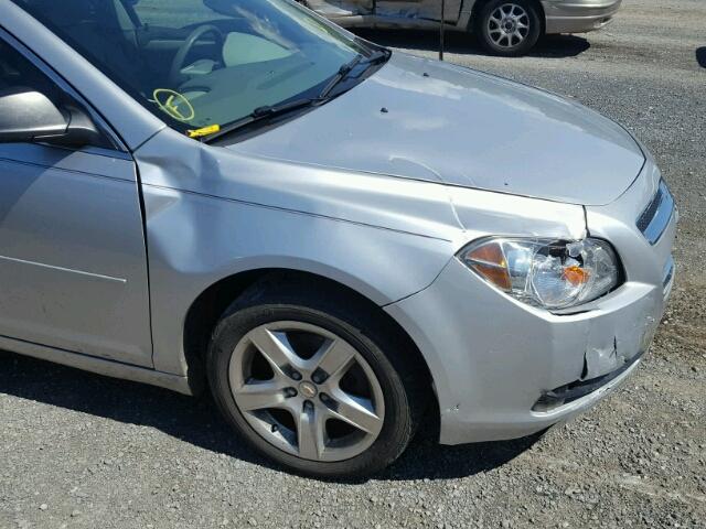 1G1ZA5EU6BF279363 - 2011 CHEVROLET MALIBU LS SILVER photo 9