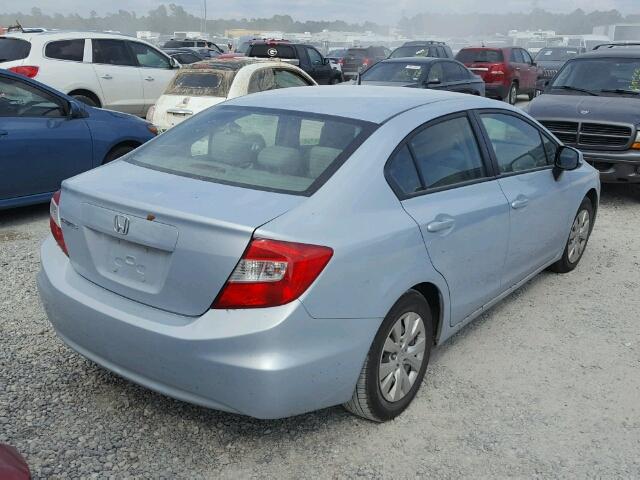 2HGFB2F57CH545570 - 2012 HONDA CIVIC BLUE photo 4