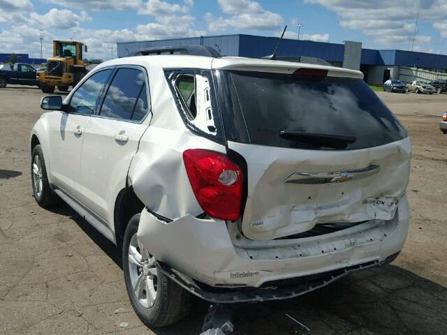 1GNFLFEK9EZ106889 - 2014 CHEVROLET EQUINOX LT WHITE photo 3