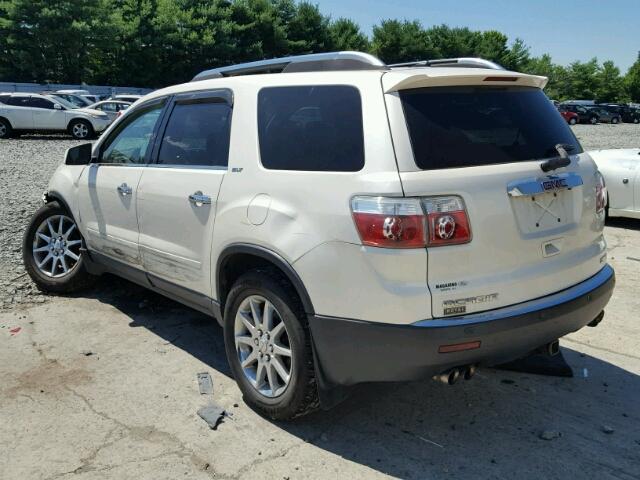 1GKEV33D09J141816 - 2009 GMC ACADIA SLT თეთრი ფოტო 3
