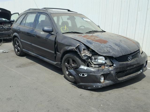 JM1BJ245X21454308 - 2002 MAZDA PROTEGE PR BLACK photo 1