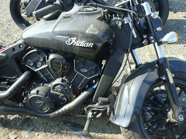 56KMSB116H3122722 - 2017 INDIAN MOTORCYCLE CO. SCOUT SIXT BLACK photo 9
