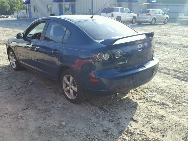 JM1BK324071768473 - 2007 MAZDA 3 S BLUE photo 3