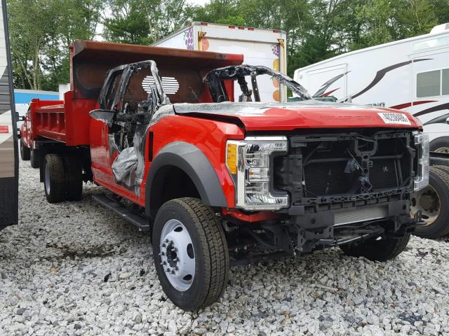 1FD0X4GT9HED73115 - 2017 FORD F450 SUPER RED photo 1