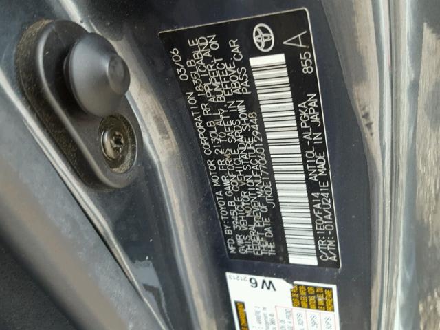 JTKDE177060129448 - 2006 TOYOTA SCION TC 石墨色 照片 10