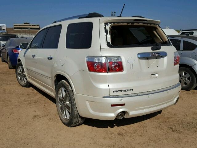 1GKKRTED8CJ370028 - 2012 GMC ACADIA WHITE photo 3