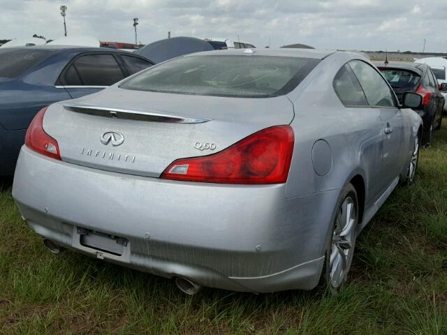 JN1CV6EKXEM113551 - 2014 INFINITI Q60 GRAY photo 4