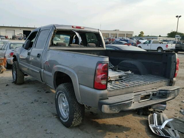 1GCHK23D27F135561 - 2007 CHEVROLET SILVERADO GRAY photo 3