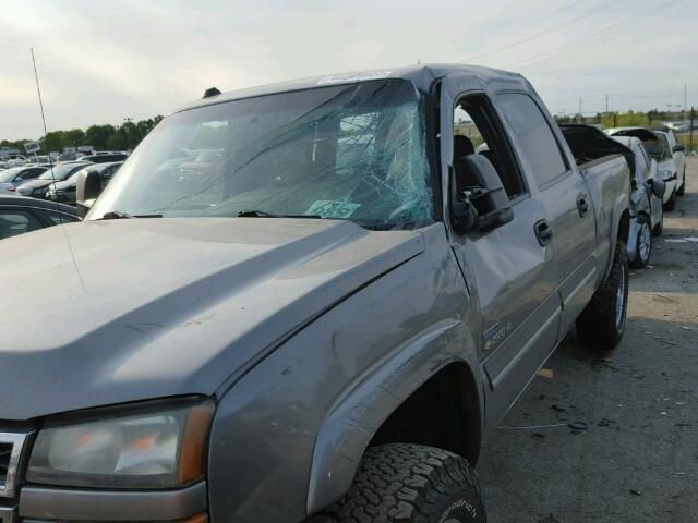 1GCHK23D27F135561 - 2007 CHEVROLET SILVERADO GRAY photo 9