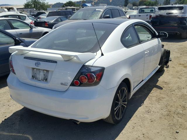 JTKDE167180271280 - 2008 SCION TC WHITE photo 4