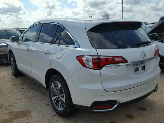 5J8TB3H77HL005301 - 2017 ACURA RDX WHITE photo 3