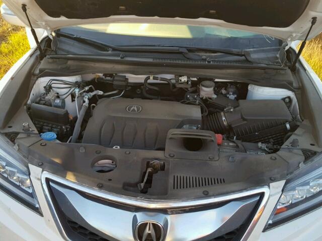 5J8TB3H77HL005301 - 2017 ACURA RDX WHITE photo 7