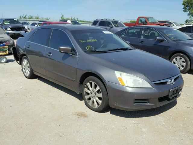 1HGCM66576A021388 - 2006 HONDA ACCORD EX GRAY photo 1