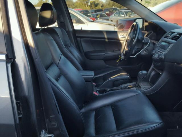 1HGCM66576A021388 - 2006 HONDA ACCORD EX GRAY photo 5