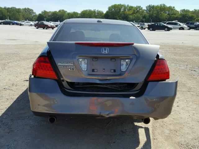 1HGCM66576A021388 - 2006 HONDA ACCORD EX GRAY photo 9