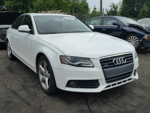 WAUMF78K99N012966 - 2009 AUDI A4 PRESTIG WHITE photo 1