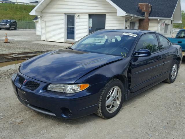1G2WP12K91F260989 - 2001 PONTIAC GRAND PRIX Կապույտ լուսանկար 2
