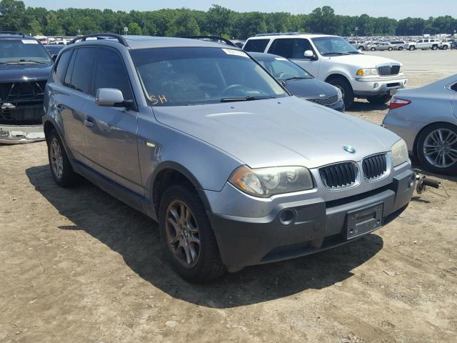 WBXPA73405WC46284 - 2005 BMW X3 2.5I SILVER photo 1