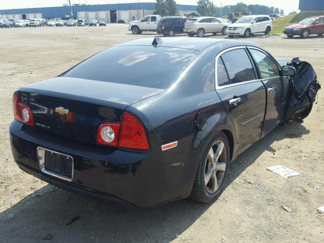 1G1ZC5E07CF222632 - 2012 CHEVROLET MALIBU 1LT BLACK photo 4
