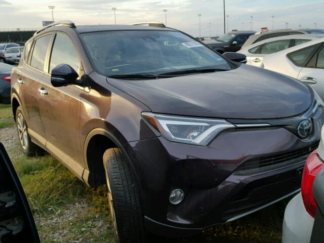 2T3YFREV2GW281590 - 2016 TOYOTA RAV4 MAROON photo 1