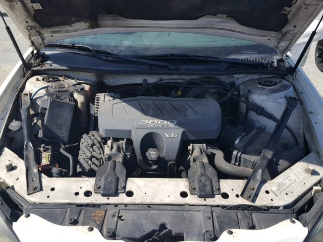 2G2WP522841293520 - 2004 PONTIAC GRAND PRIX WHITE photo 7
