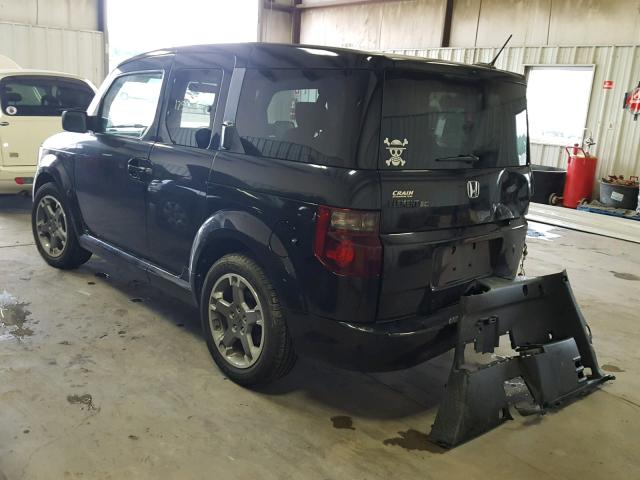 5J6YH18988L006055 - 2008 HONDA ELEMENT SC BLACK photo 3