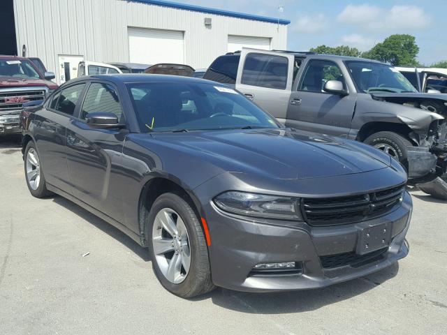 2C3CDXHG2GH355287 - 2016 DODGE CHARGER SX GRAY photo 1