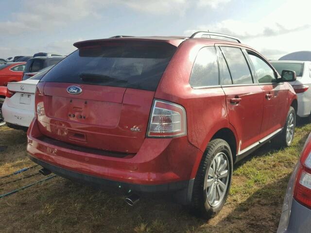 2FMDK3JC9ABB77020 - 2010 FORD EDGE BURGUNDY photo 4