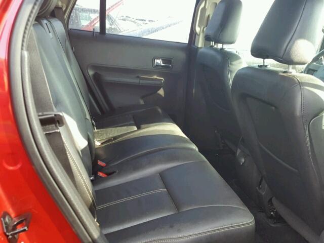 2FMDK3JC9ABB77020 - 2010 FORD EDGE Бордовий фото 6