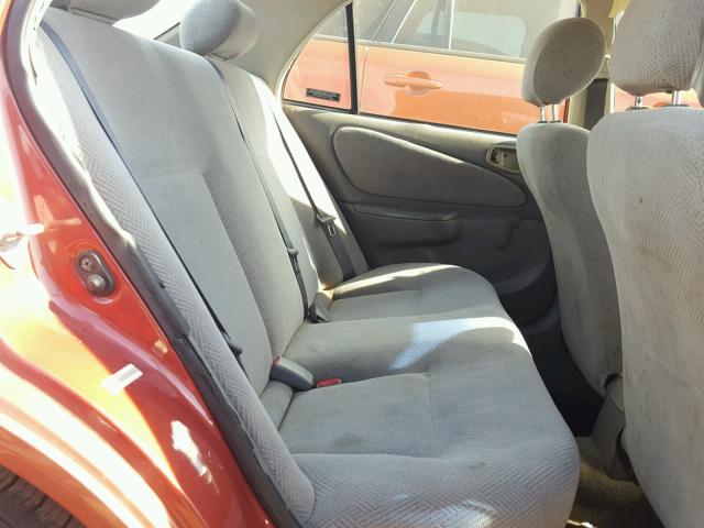 1Y1SK5289XZ434891 - 1999 CHEVROLET GEO PRIZM 红色 照片 6