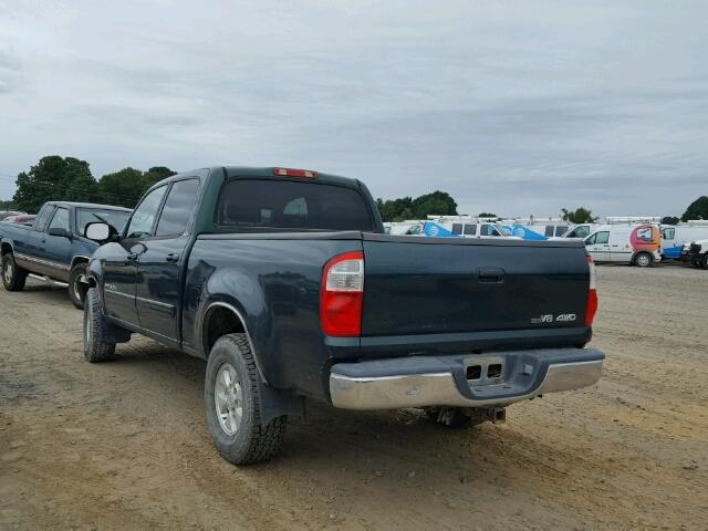 5TBDT44174S462411 - 2004 TOYOTA TUNDRA GREEN photo 3