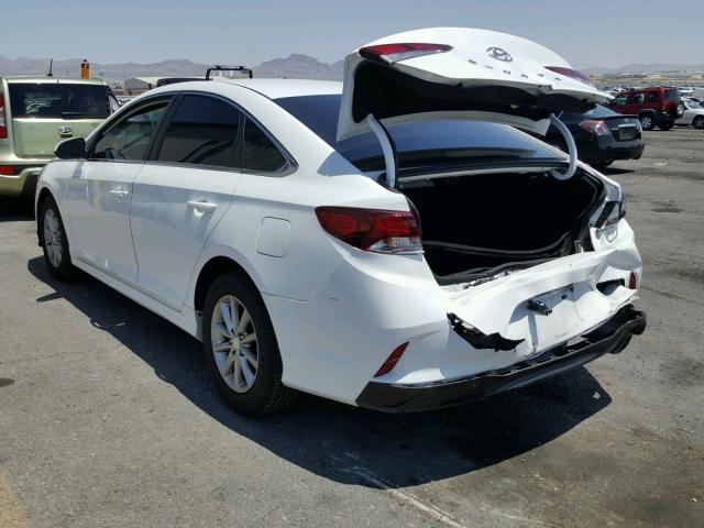 5NPE24AA3JH672556 - 2018 HYUNDAI SONATA ECO WHITE photo 3