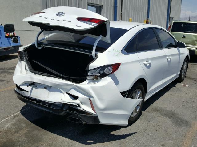 5NPE24AA3JH672556 - 2018 HYUNDAI SONATA ECO WHITE photo 4